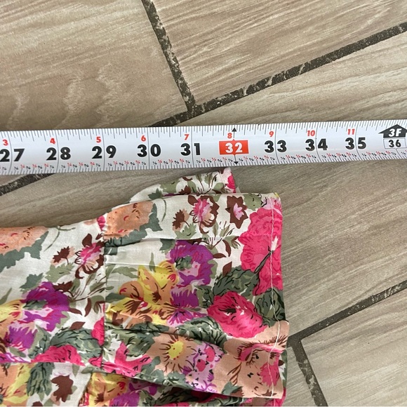 Auguste The Label Floral Pattern Mini Dress Boho Size 4 Colorful Pink Spring - Picture 9 of 11